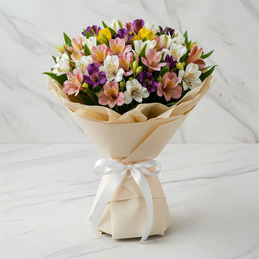 Букет цветов из: Альстромерии в Константиновский