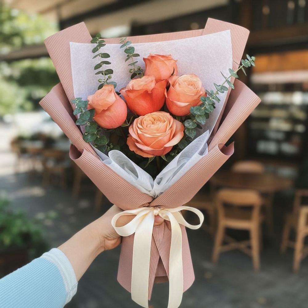 Букет цветов из: Розы в Константиновский