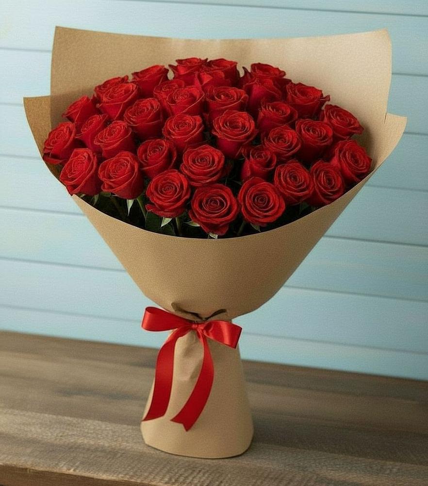 Букет Красные розы Милано в Константиновский