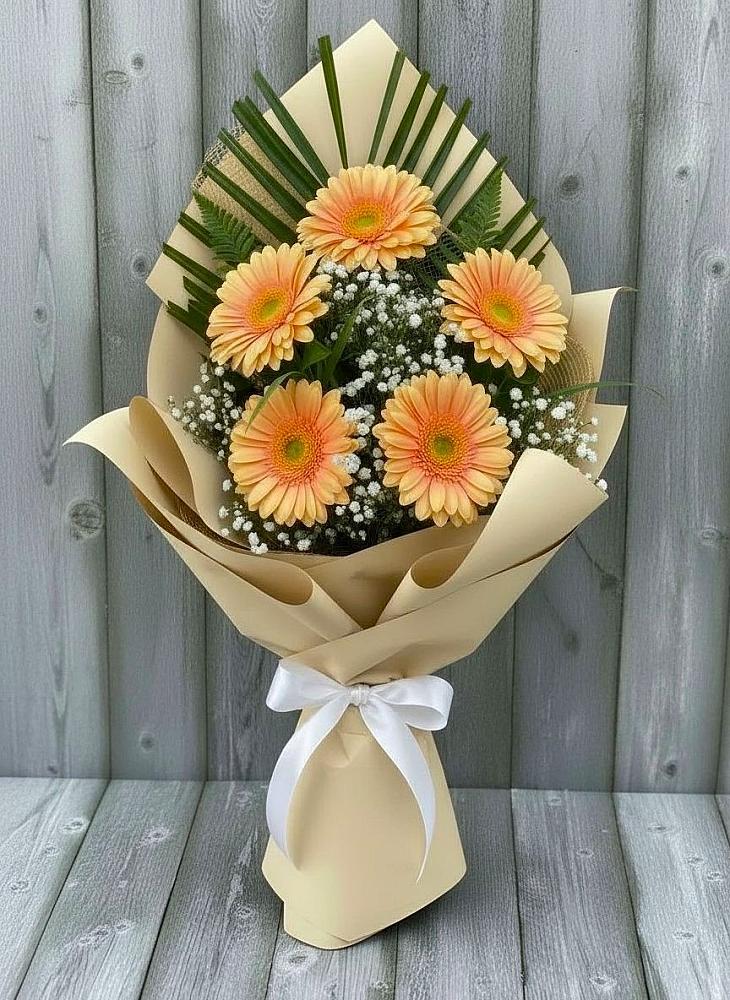 Букет цветов из: Герберы в Константиновский