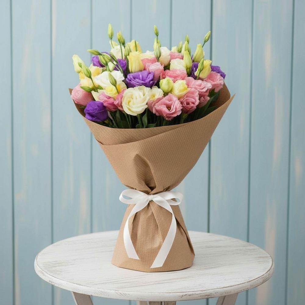 Букет цветов из: Лизиантусы в Константиновский