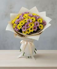 Букет цветов из:  Хризантемы #REPLACE_PRED# Константиновский