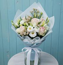 Букет цветов из:  Розы и Лизиантусы в Константиновский