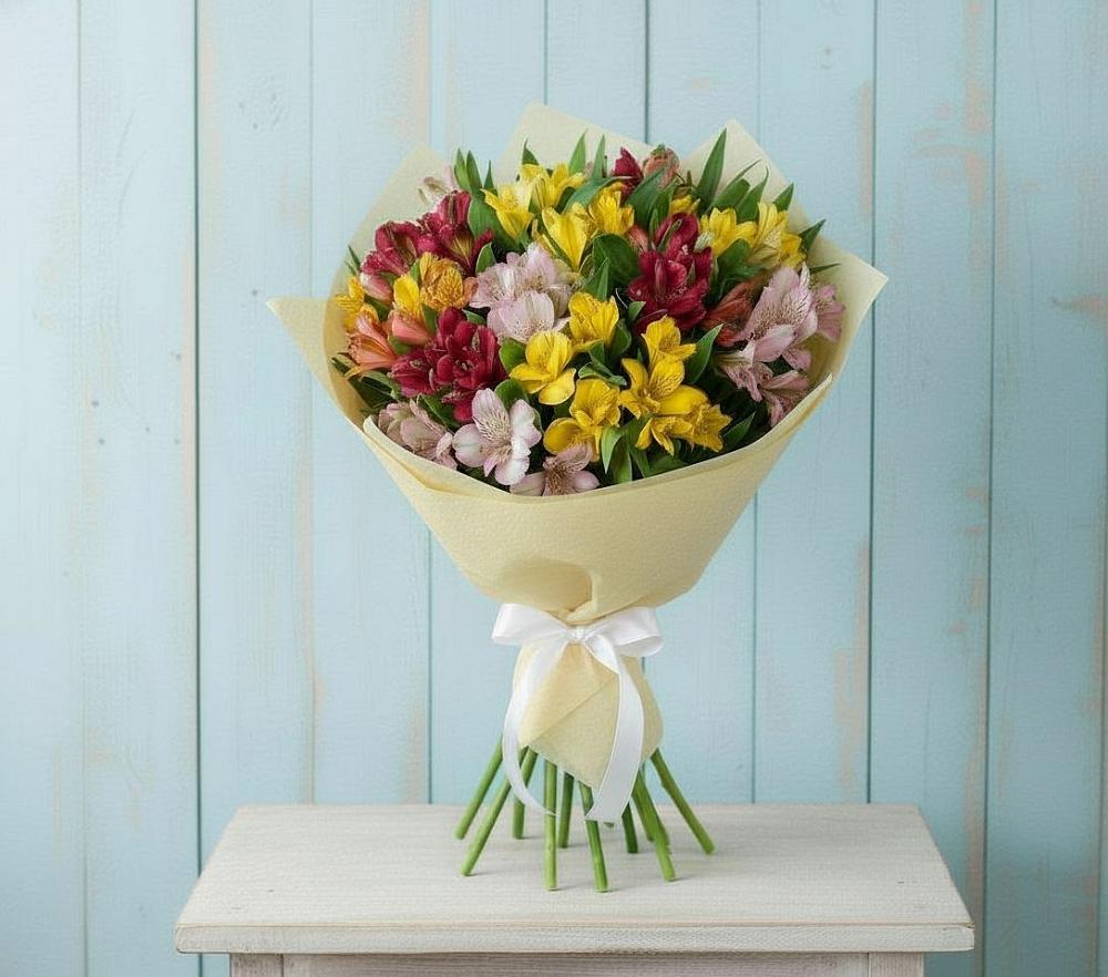 Букет цветов из: Альстромерии в Константиновский
