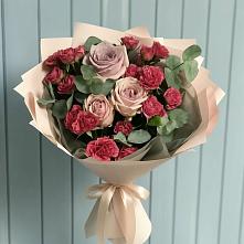 Букет цветов из:  Гвоздики и Розы в Константиновский