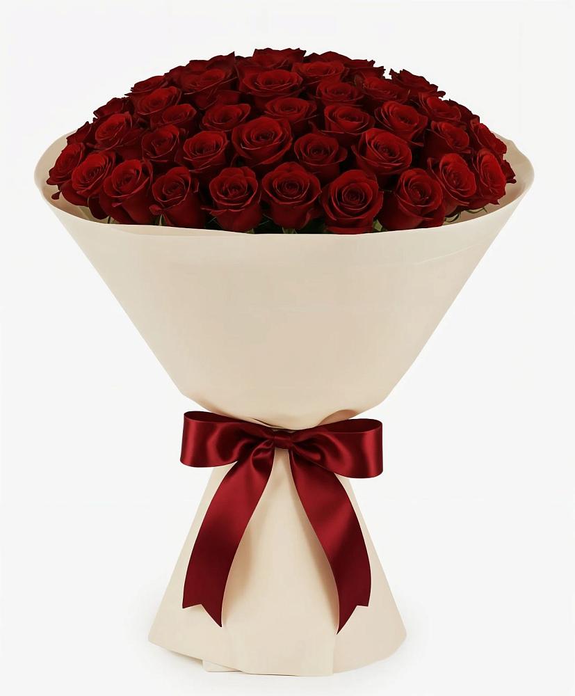 Букет 101 Бордовая роза Блэк Бакарра в Константиновский