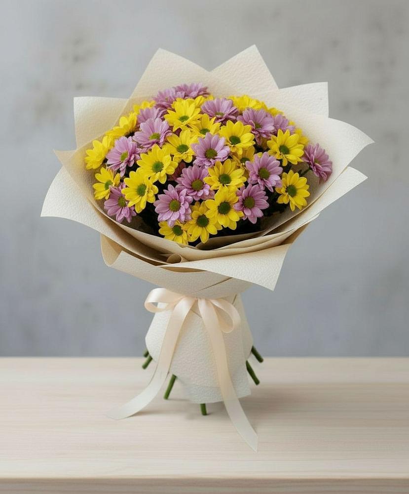 Букет цветов из: Хризантемы в Константиновский